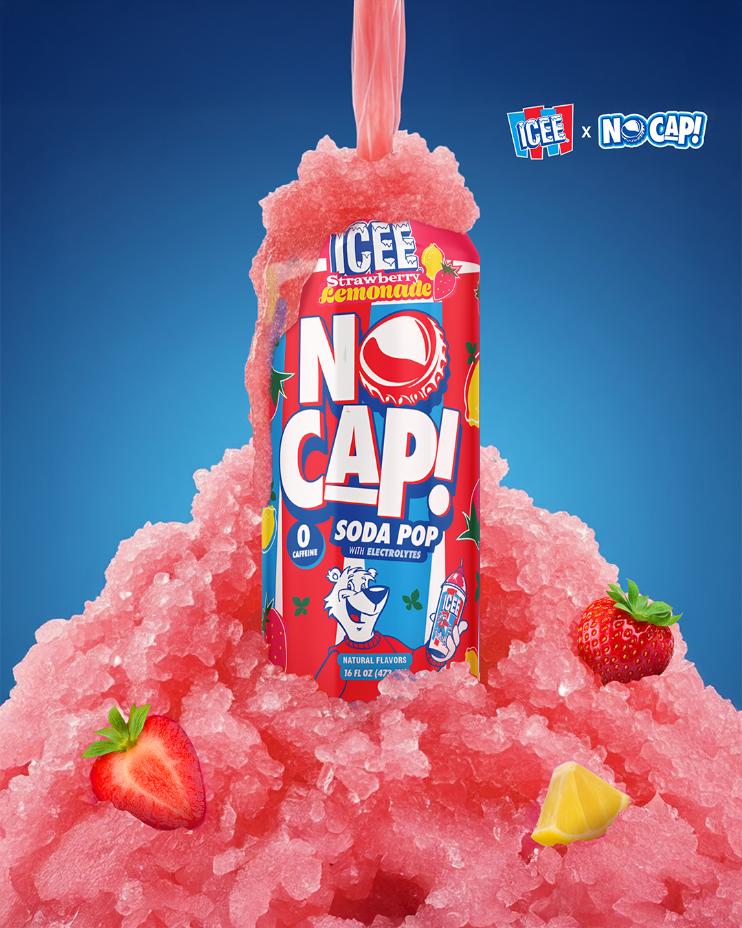 ICEE STRAWBERRY LEMONADE 12PK