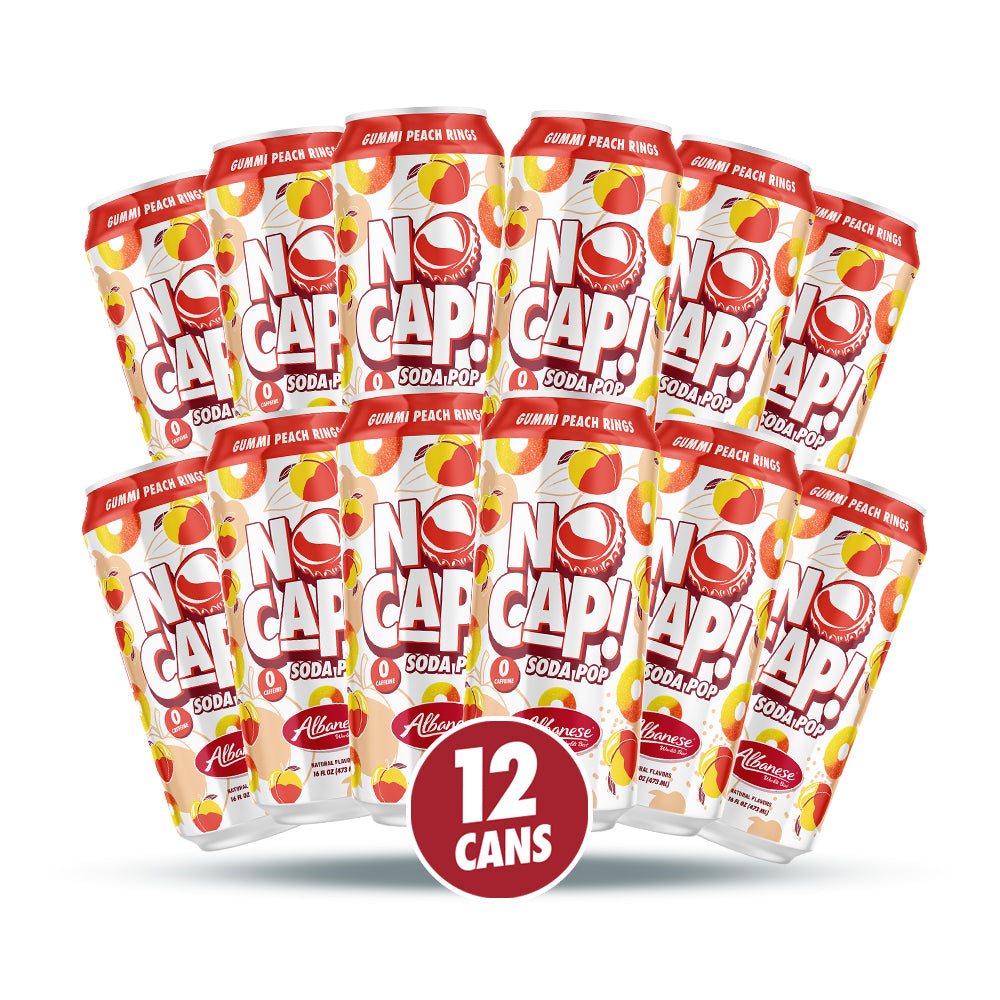 ALBANESE PEACH RINGS 12PK