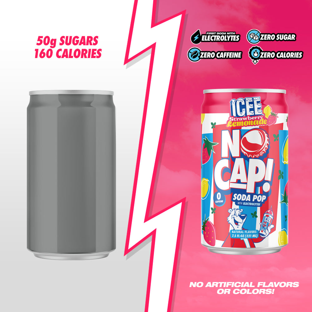 ICEE STRAWBERRY LEMONADE 7.5OZ 12PK