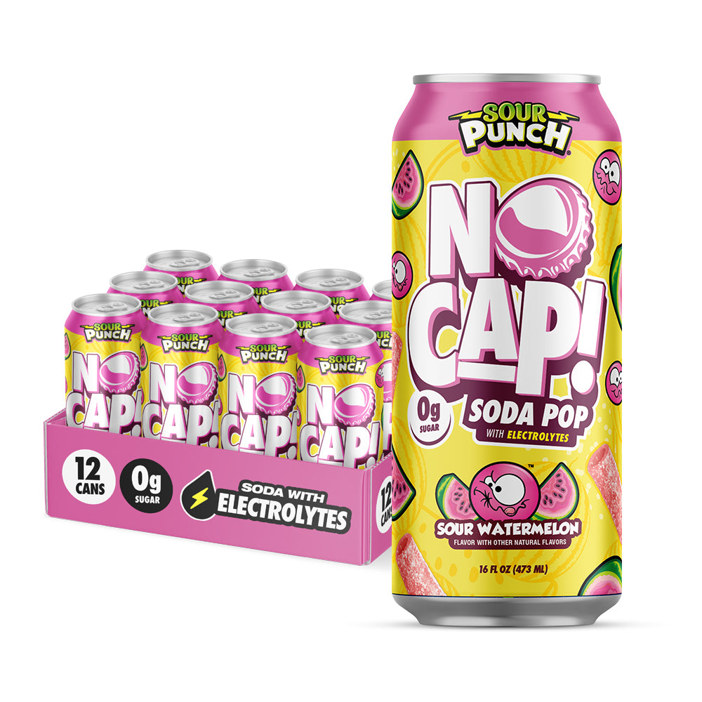 SOUR PUNCH SOUR WATERMELON 16OZ 12PK