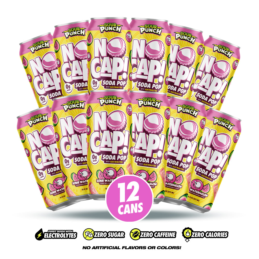 SOUR PUNCH SOUR WATERMELON 16OZ 12PK